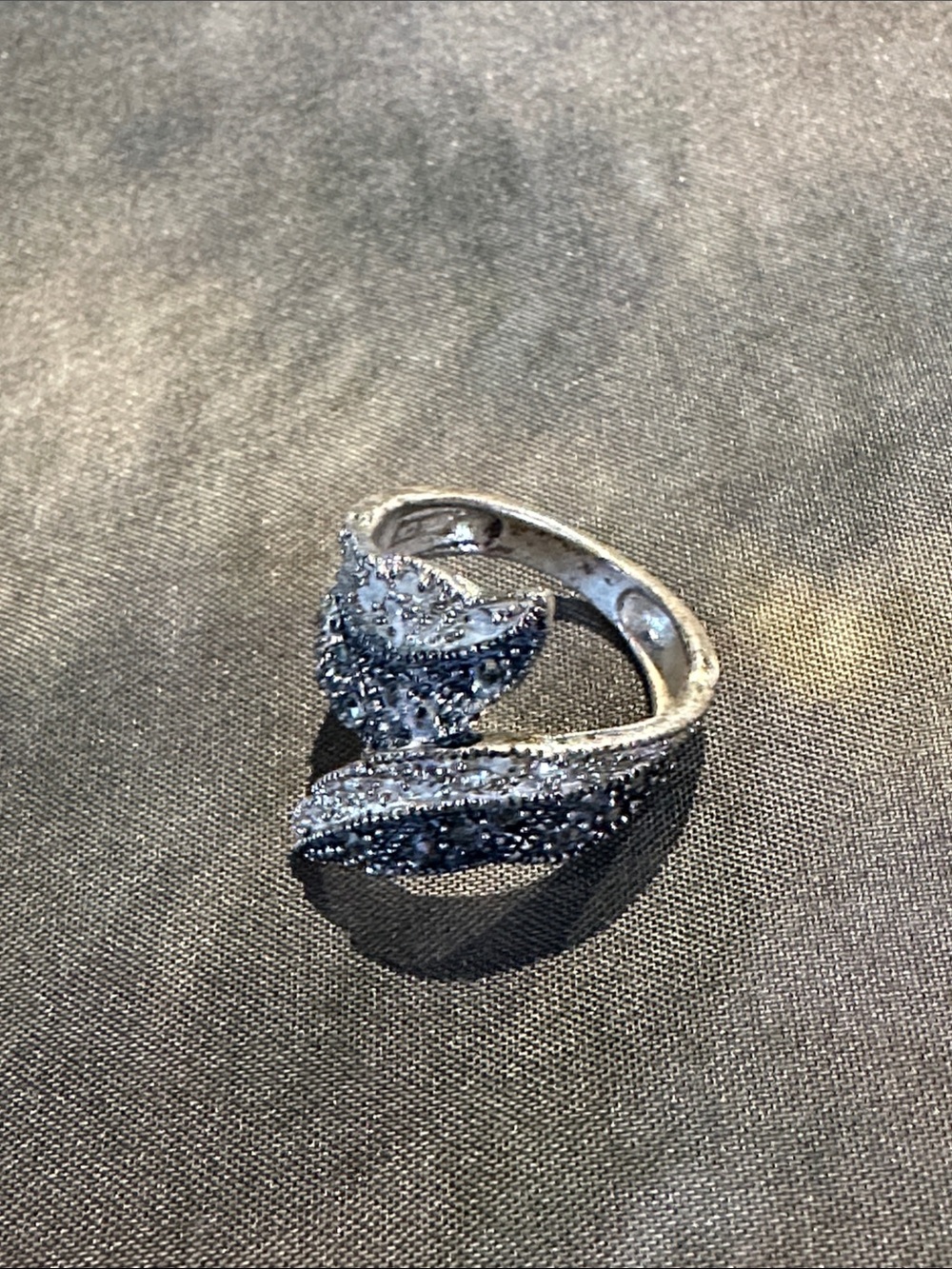 925 silver marcasite ring size 7.5